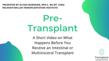 Pre-Intestinal Transplant Surgery